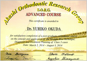 Akashi Orthodontic Resuarch Group ADVANCED COURSE